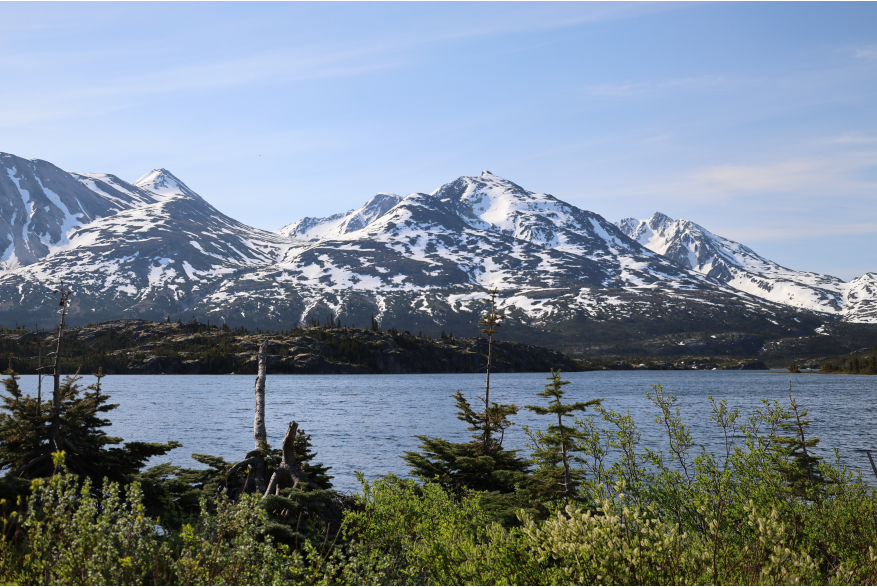 At end of White Pass Railway