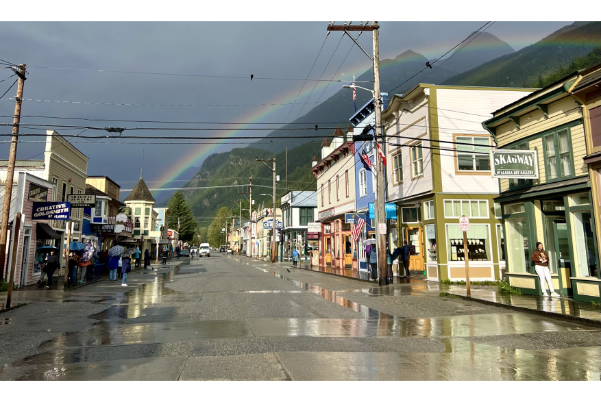 Rainbow over Skagway