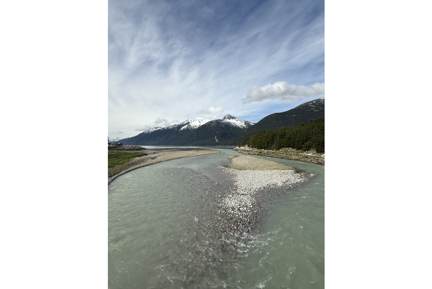 Skagway River from Foot Bridge