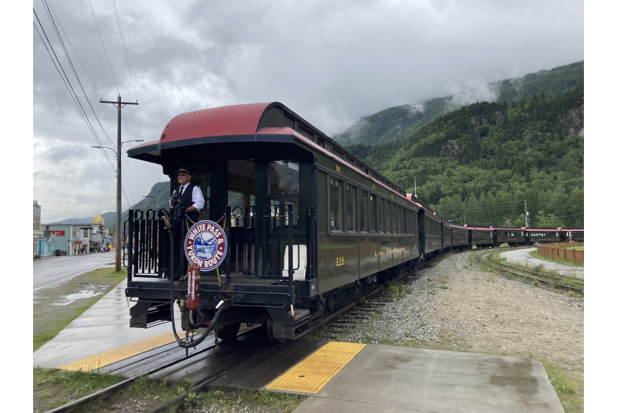Monday morning on the White Pass & Yukon Route, Skagway