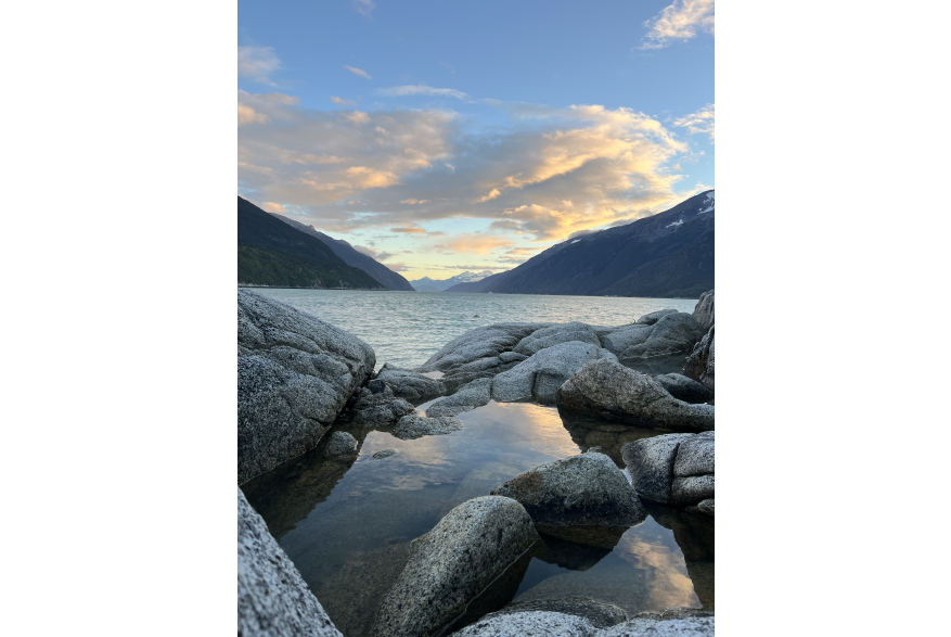 Caught a rare Skagway sunset at Yakutania Point 2