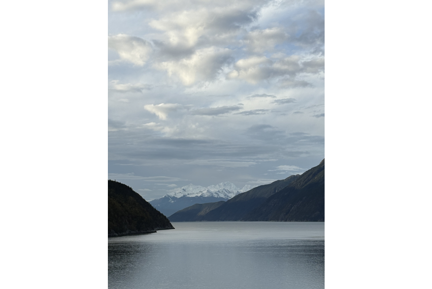 A Rock between two tides- mountains