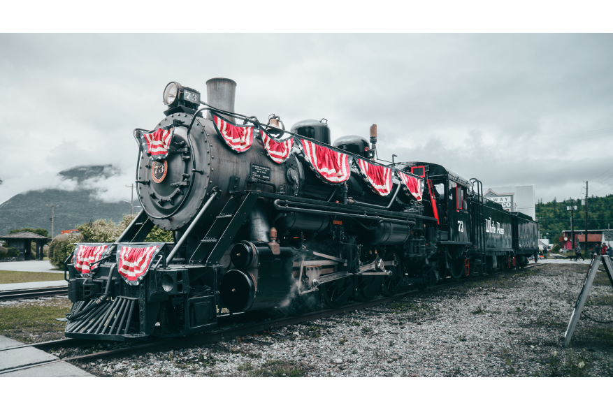 Another shot of No. 73 for 4th of July in Skagway.