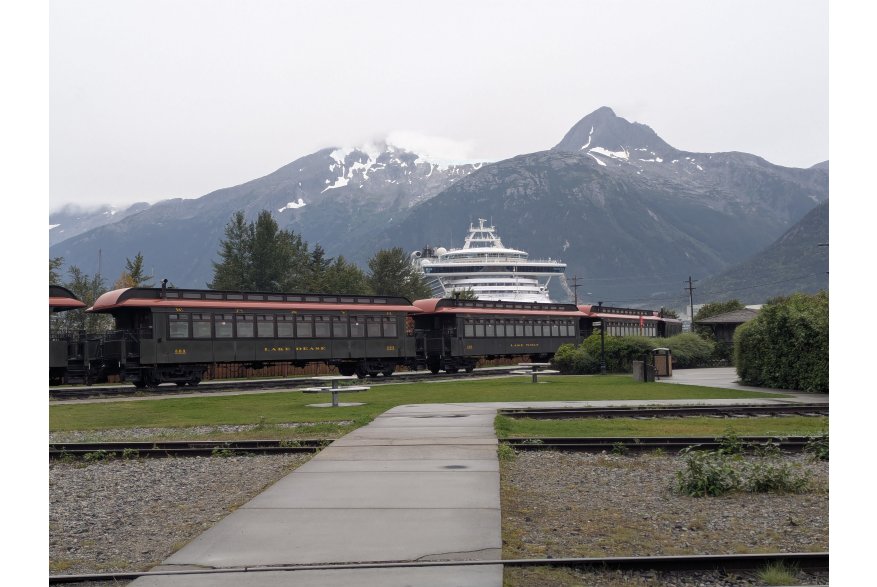 View from train depot