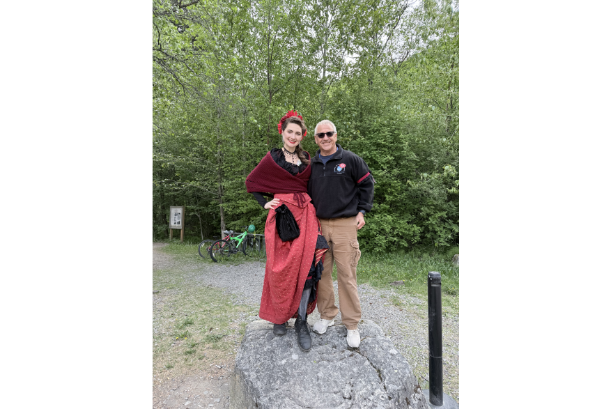 Our tour Guide. from the Red Onion Saloon, when looking for "action" in Skagway