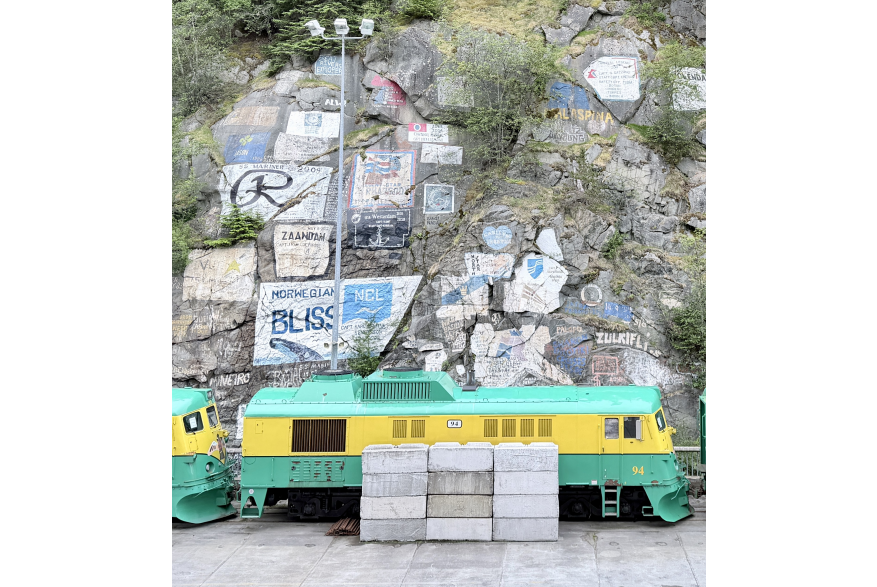 Graffiti on rocks