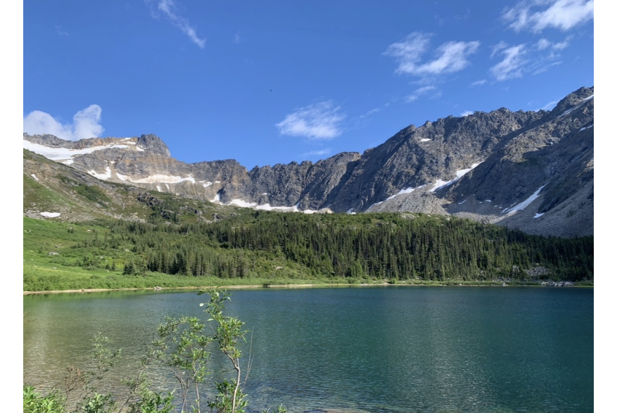 Place of blue sky & turquoise lakes