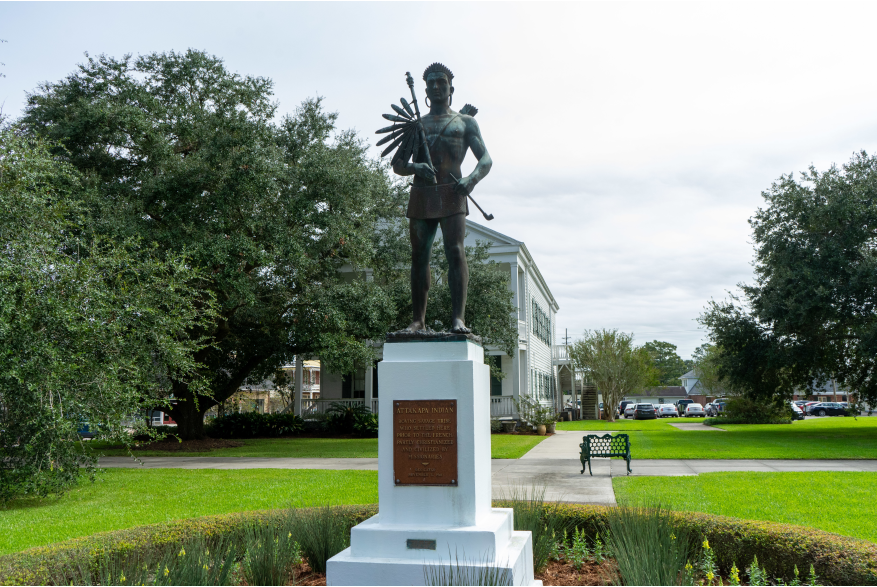 Attakapa Indian Statue