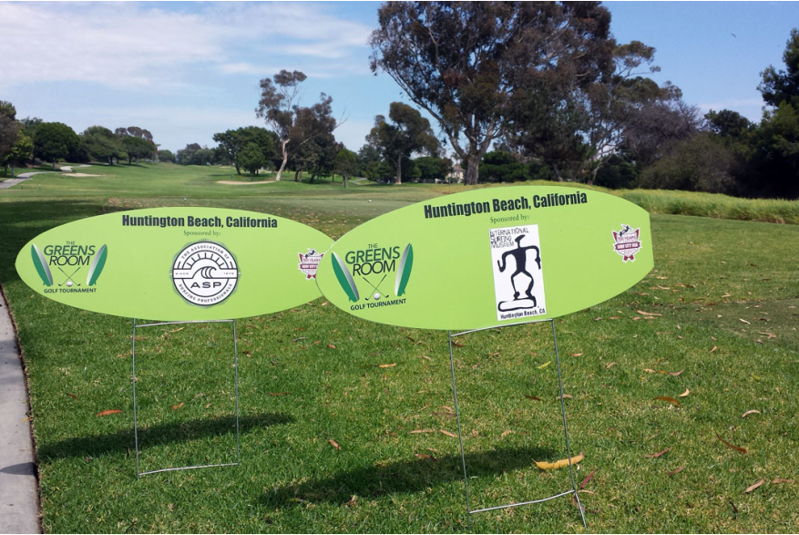 Greens Room Golf Tournament Sponsor Sign