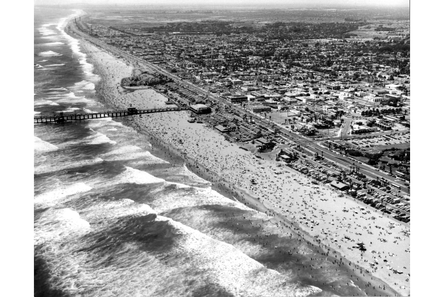 Beach Aerial Shot 1981
