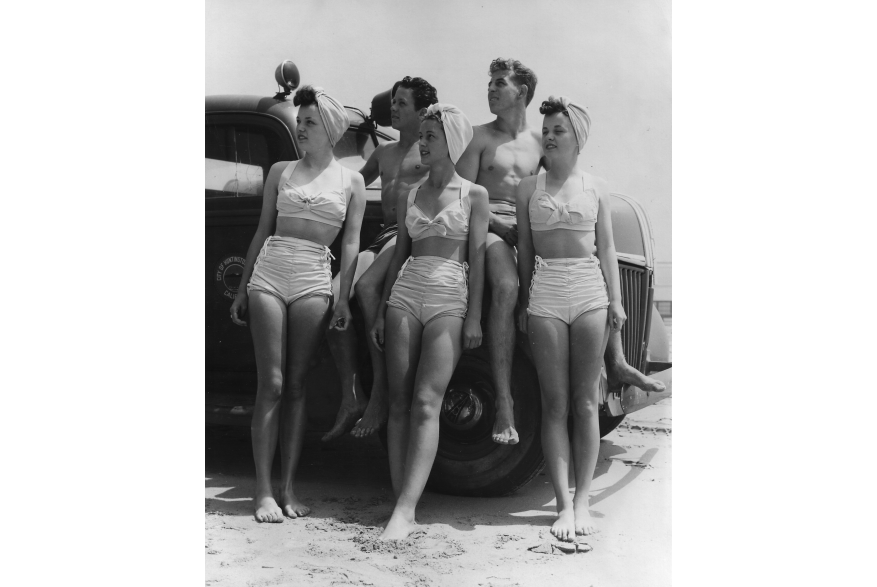 beach beauties late 1940s