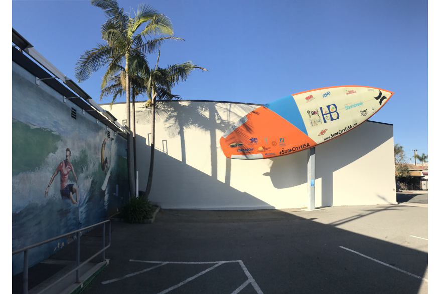 Surfing Museum Big Board Parking Lot 2