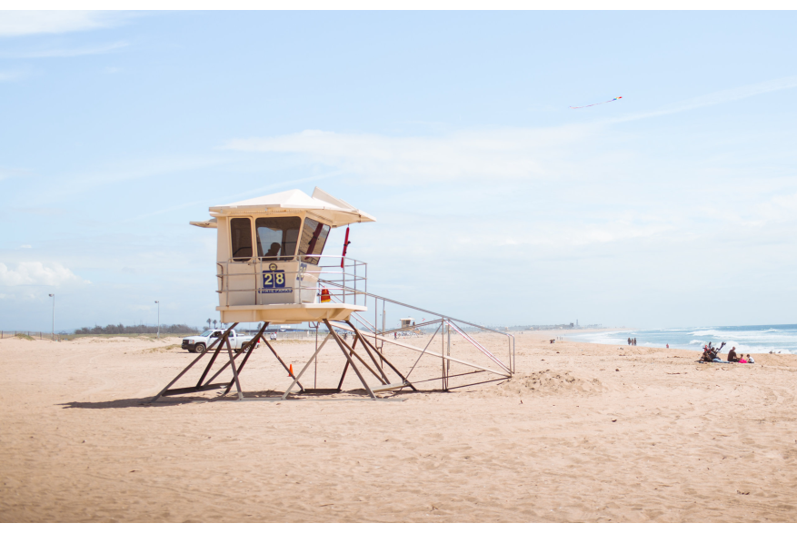Lifeguard Tower on Bolsa Chica State Beach