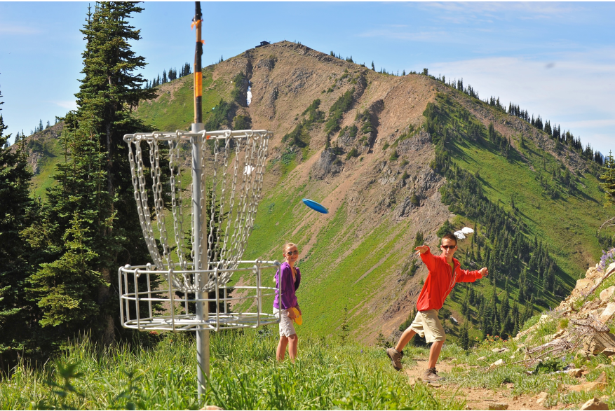 Disc Golf at Crystal Mountain