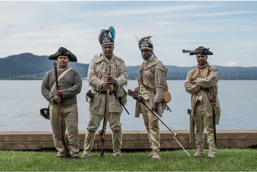 Rev Fest 250 Reenactment Soliders