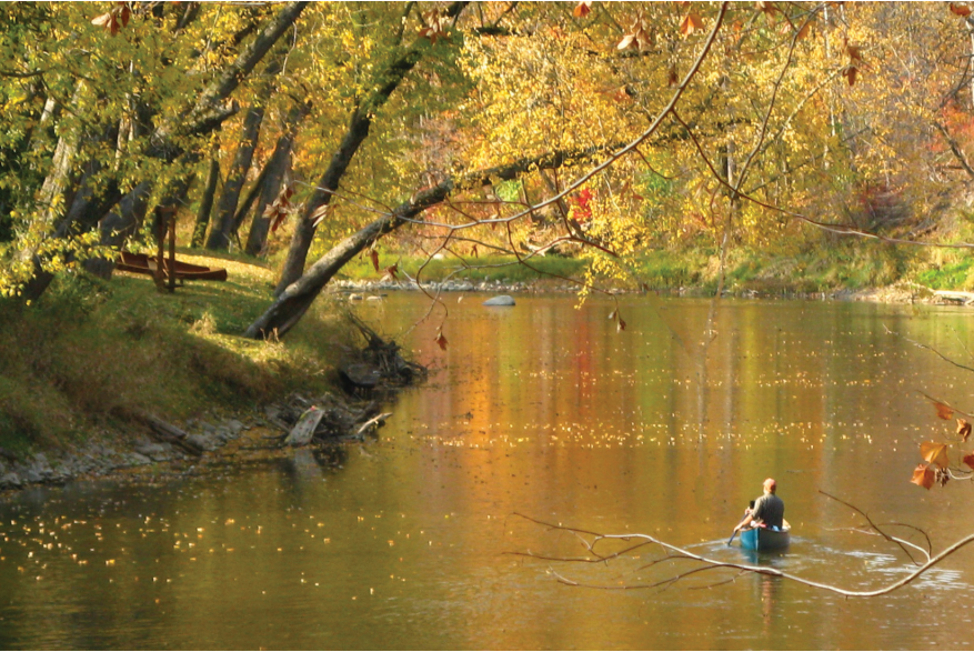 Wildcat Creek Canoeing Fall