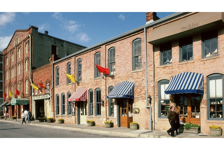 Cotton Exchange in historic downtown Wilmington