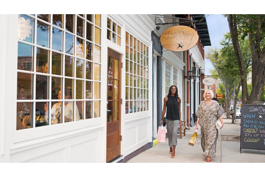Shopping on Front Street in downtown Wilmington