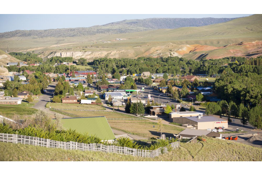Dubois From Overlook Fremont County
