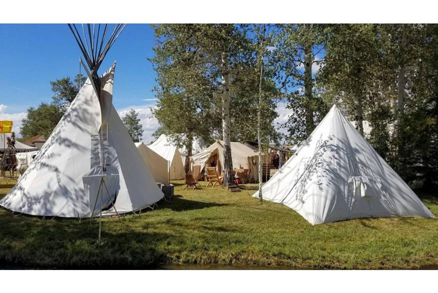 Fort Bridger Mountain Man Rendezvous Tents Uinta County
