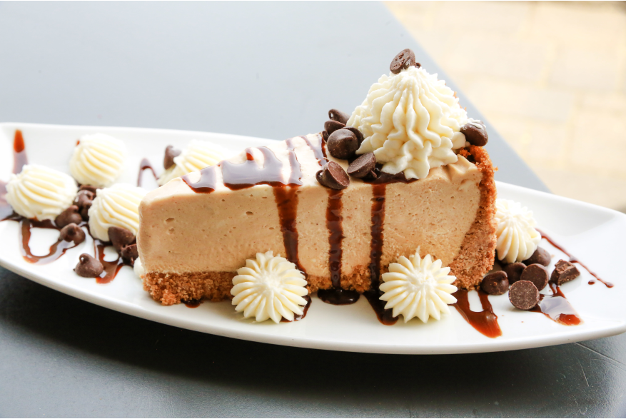 Delicious cake dessert at Wyndridge Farm