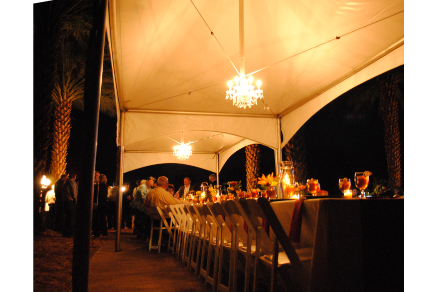 Date Night table trees dark