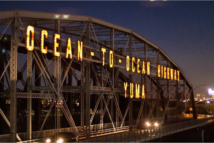 Ocean to Ocean Bridge in Yuma, Arizona