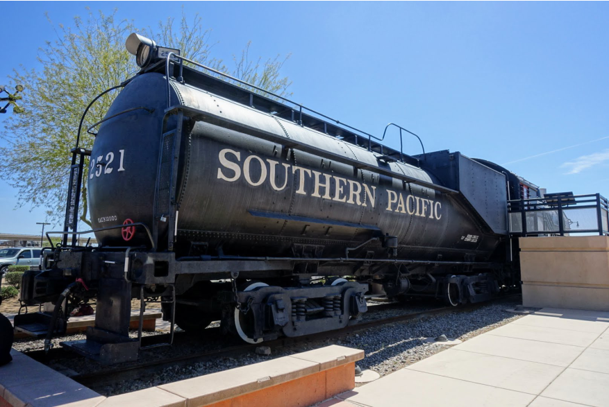 Pivot Point Southern Pacific engine