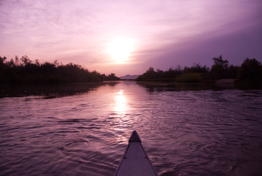 Colorado River Canoe Front