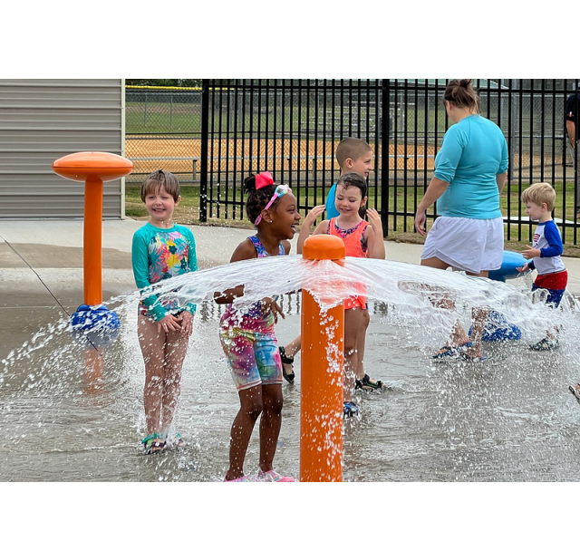 Kids at Splash Pad