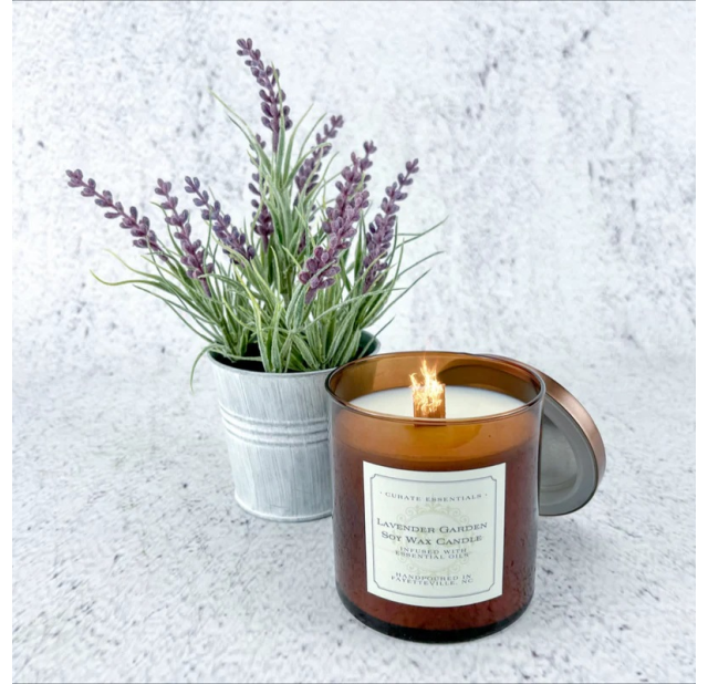 Lavender Garden Soy Wax Candle