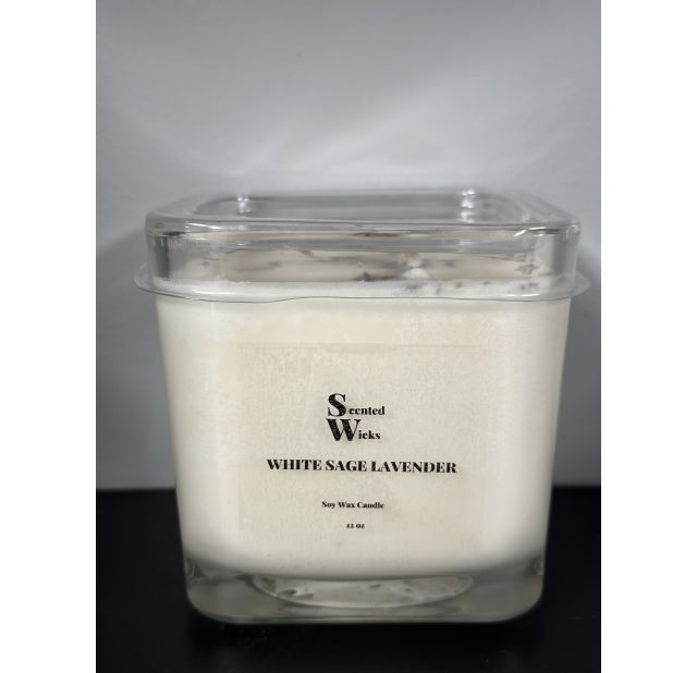 White Sage Candle Scented Wicks