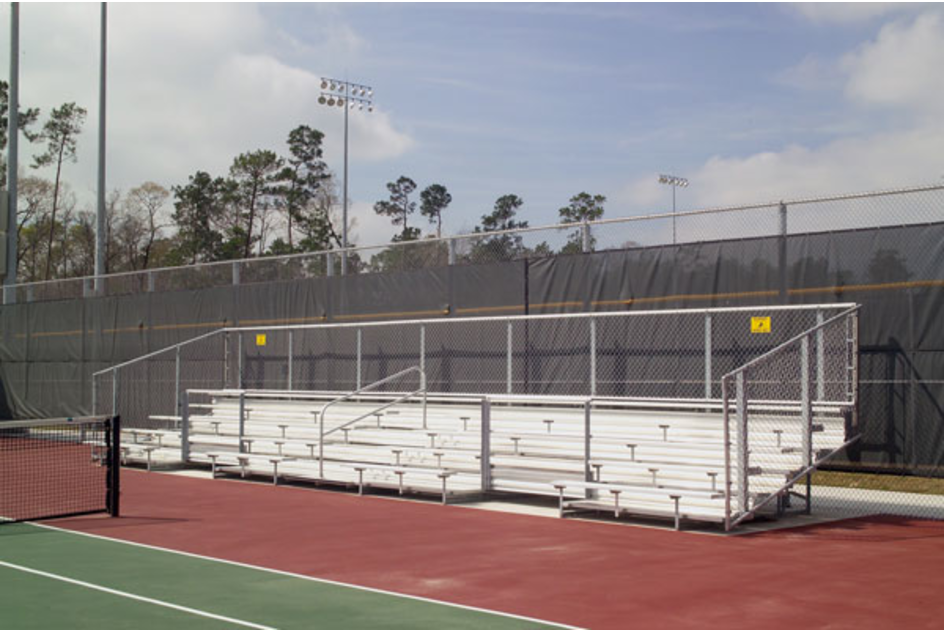 Tennis bleachers example