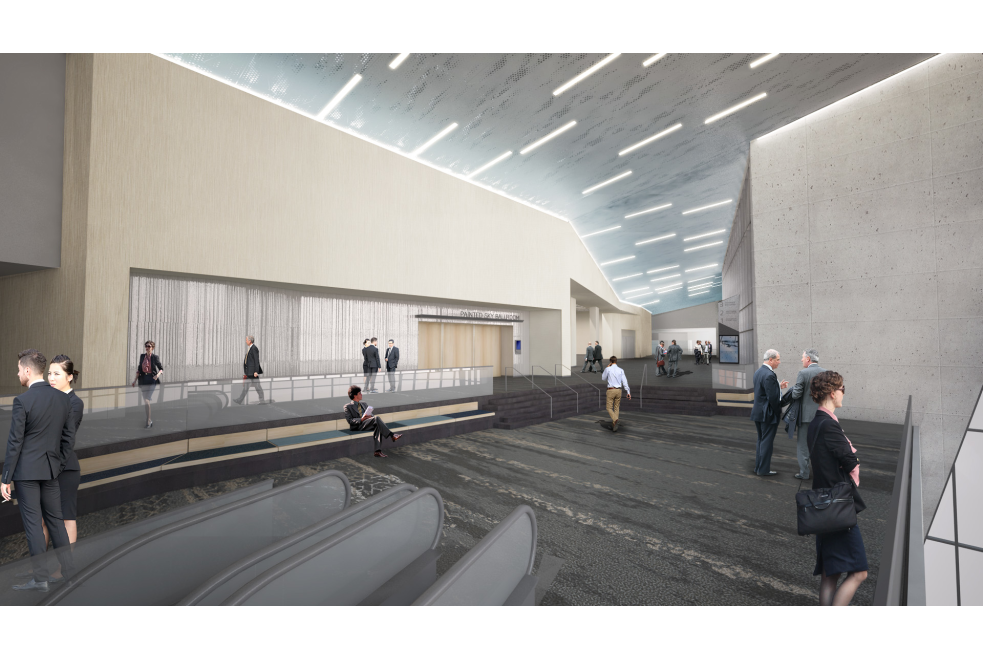 Interior Convention Center Rendering - 4