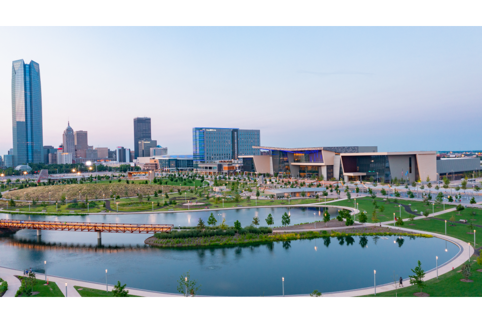 Convention Center Skyline in OKC