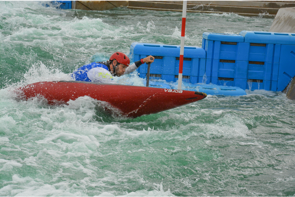 Casey Eichfield at 2024 Olympic Trials in OKC