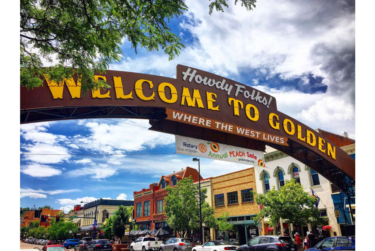 Welcome Arch - Downtown Golden