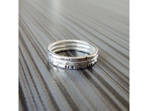 Buy Stackable Ring for Women Sterling Silver, Midi Minimal Silver Ring  925,everyday Jewellery , Minimal Dainty Rings, Thumb Ring,stackable Rings  Online in India… | Silver rings, Stackable rings, Silver