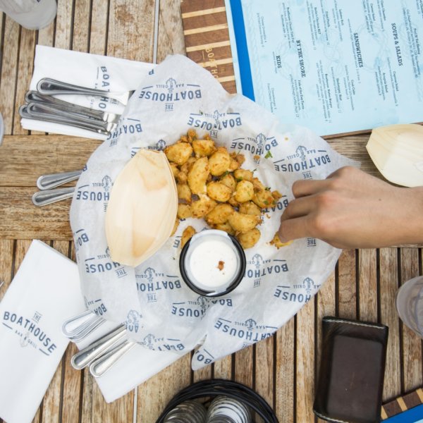 The Boathouse cheese Curds