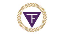 Trinity Flavors LLC purple and gold logo