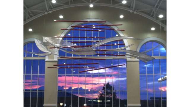 Sunrise over The Classic Center Atrium