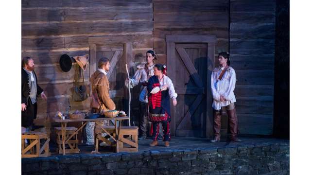 The Cherokee suddenly appear, seeking Dr. Stuart