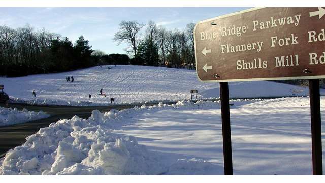 Moses Cone Sledding Hill | Boone, NC