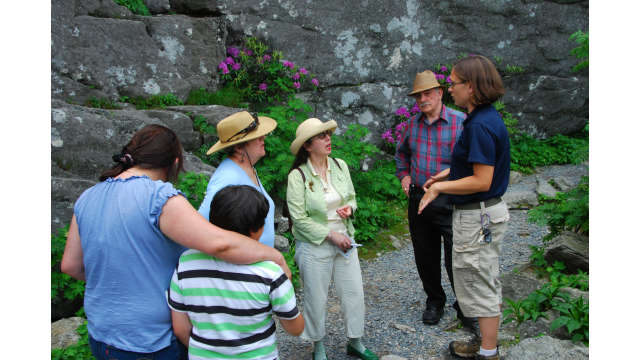 Naturalists lead the annual Rhododendron Ramble daily program