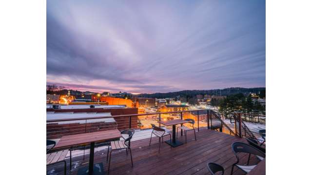 View from Horton Hotel Rooftop Bar | Boone, NC