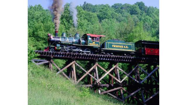 The Tweetsie Train on the Trestle | Boone, NC