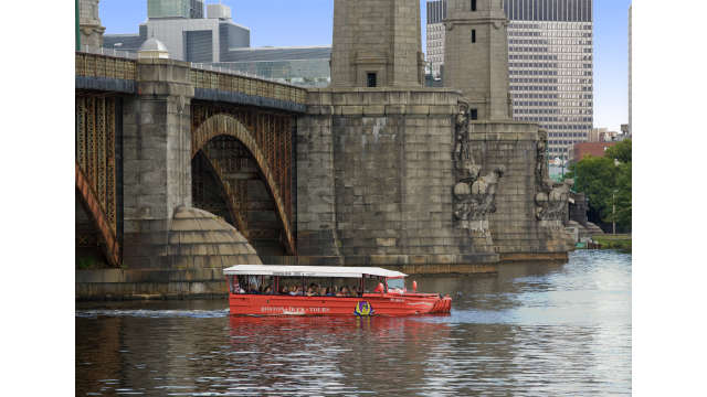 Duck Boat cruising the Charles
