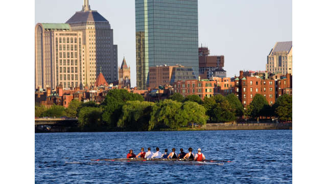 Rowers on Charles