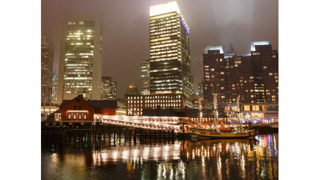 Boston Tea Party Ships & Museum - Night Exterior