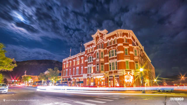 Downtown Durango at Night, Durango, CO